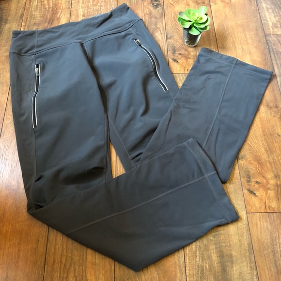 lululemon athletica Pants - Lululemon Athletica run free pant in coal size 8
